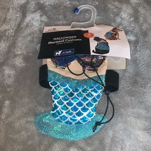 Size XS Pet Halloween Costume Mermaid Dog Cat Celebrate New